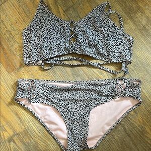 Leopard Print Bikini Set